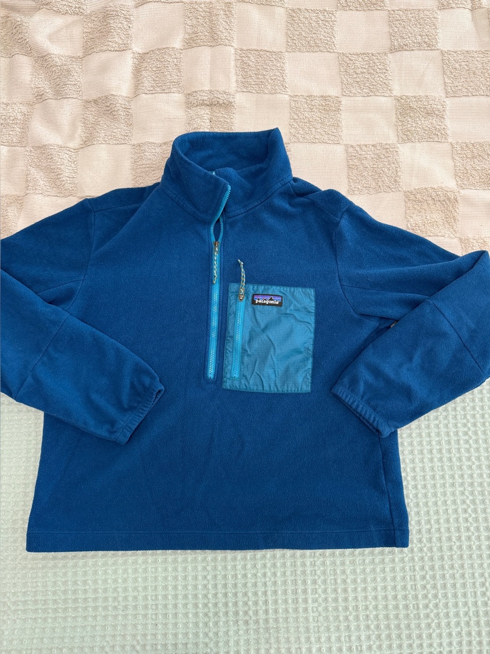 Patagonia Microdini 1/2-Zip Pullover in Lagom Blue